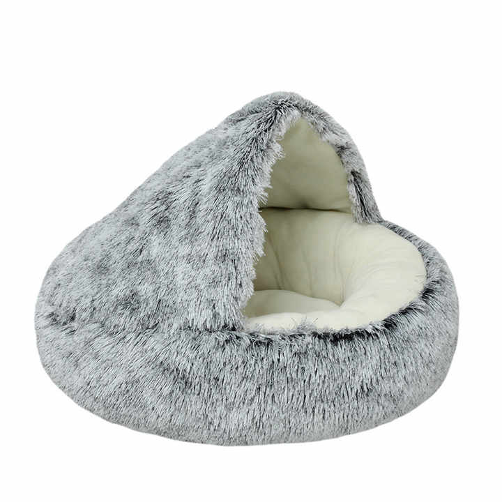 SnuggleNest - Mysig kokongformad plyschsäng