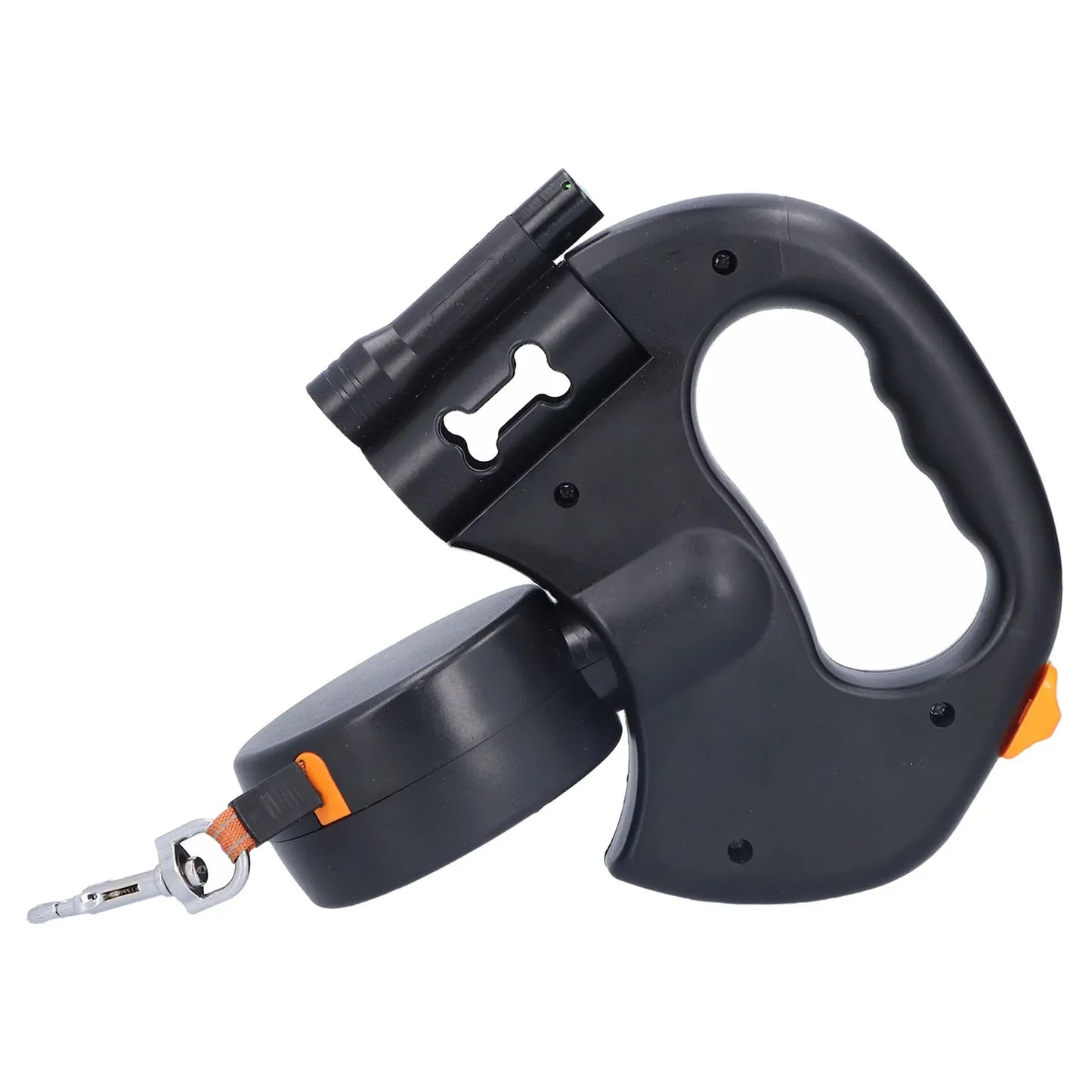 GlowLeash - Dubbelt indragbart reflexkoppel med LED-ljus