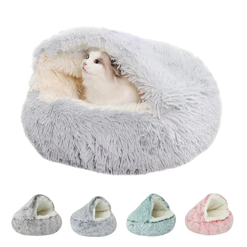 SnuggleNest - Mysig kokongformad plyschsäng