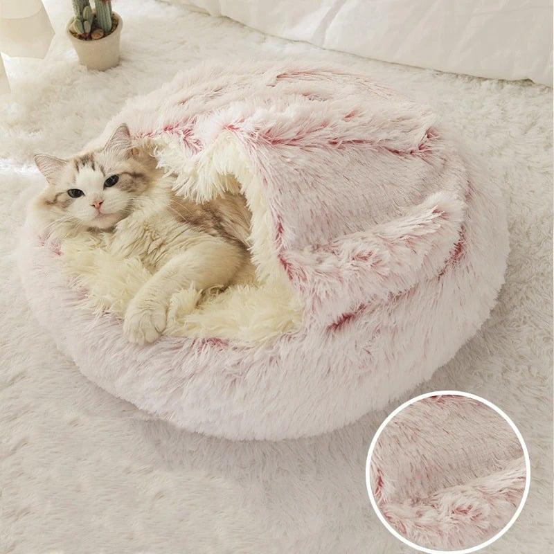 SnuggleNest - Mysig kokongformad plyschsäng
