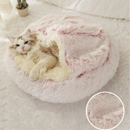 SnuggleNest - Mysig kokongformad plyschsäng